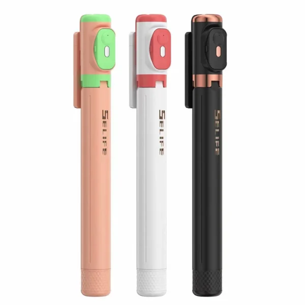 Live Stream Phone Stand with Mirror LED Selfie Stick Phone Holder Bluetooth Remote Control