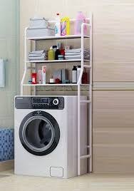 Three Layers Washing Machine Storage Shelf Rack