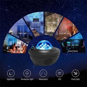 Galaxy Projector with Bluetooth Music Speaker - Image 2